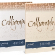 CARTA CALLIGRAPHY CANVAS AVORIO 200GR 50FG