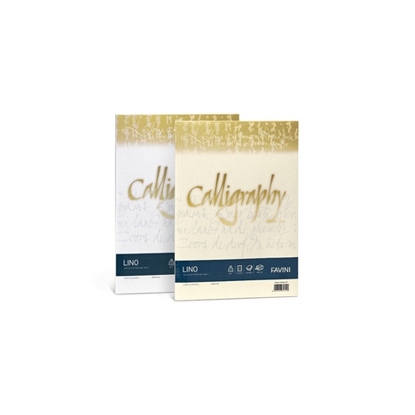 CARTA CALLIGRAPHY LINO AVORIO 200GR 50FG