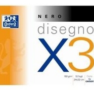 ALBUM DISEGNO X3 NERO 150GR.